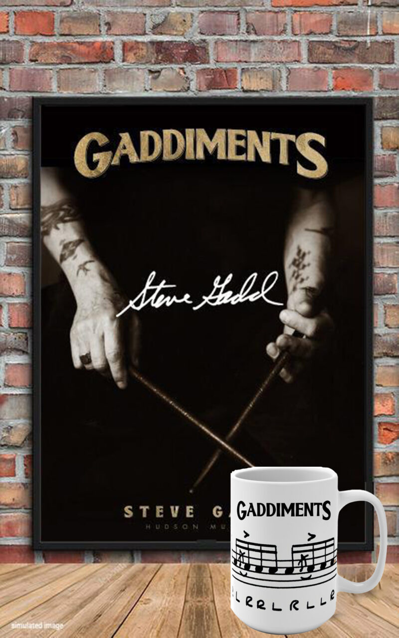 Steve Gadd Autographed Poster - with Excerpt Mug