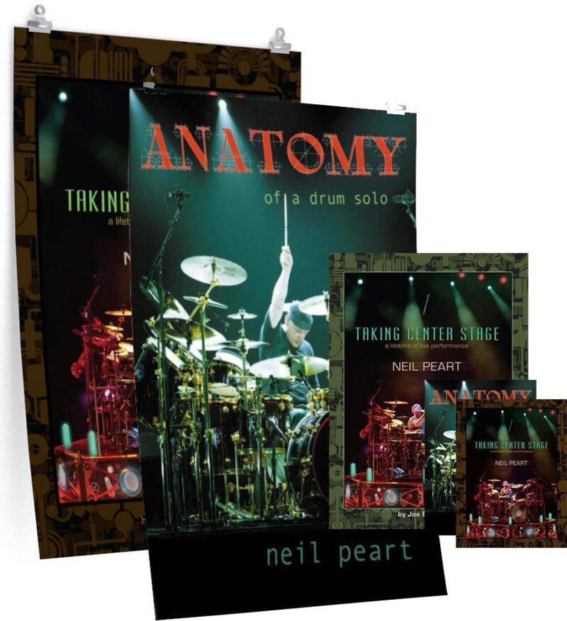 Neil Peart Mega DVD, Book & Poster Bundle